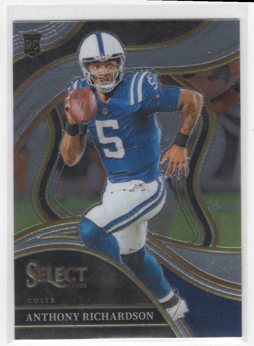 #297 2023 Panini Select Club Level Base Anthony Richardson Rookie Indianapolis