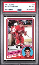 1984 TOPPS #49 STEVE YZERMAN ROOKIE RC PSA 6
