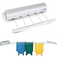 Retractable Indoor Washing Line Airer Clothes Dryer Laundry Extendable Automatic