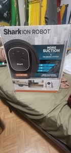 Shark ION Robot R87 Robotic Vacuum Wi-Fi Alexa Compatible Bagless Black