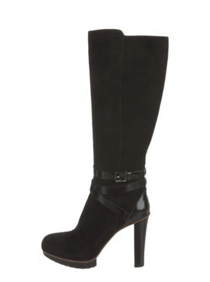 Botas de plataforma Tod’s de gamuza con ribete de látigo | talla 39EU Foto 2 de 4