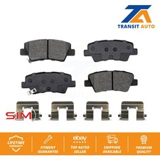 Rear Semi-Metallic Brake Pads For Kia Hyundai Forte Kona Electric Sonata Soul GT