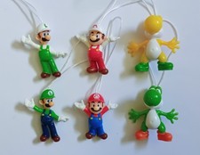SUPER MARIO BROS YOSHI KINDER SORPRESA FIGURE SET NINTENDO PENDENTI DA COLLEZIONE