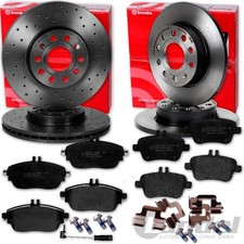 brembo BREMSSCHEIBEN + BELÄGE VORNE + HINTEN für MERCEDES A/B-KLASSE W176 + W246 brembo BREMSSCHEIBEN + BELÄGE VORNE + HINTEN für MERCEDES A/B-KLASSE W176 + W246