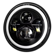 FARO FULL LED OMOLOGATO “DOT SAE E” MOTO 7'' HONDA BMW GUZZI YAMAHA SUZUKI