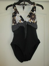 La Blanca X-3110W9 Floral Prints Halter Straps 1PC Swimsuit 6 B500.W9