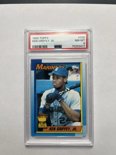 1990 KEN GRIFFEY JR. TOPPS #336 ALL STAR ROOKIE PSA 8