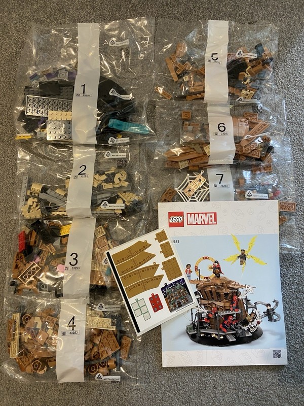 LEGO  Marvel Spider-man Final Battle (76261) NEW - NO MINIFIGURES