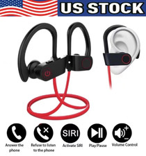 Waterproof Bluetooth 5.0 Earbuds Stereo Sport Wireless Headphones in Ear Headset