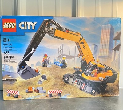 LEGO 60420 City Construction Excavator - New Slight Damage
