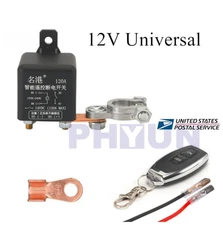 Car Battery Disconnect Cut Off Isolator Switches Wireless Remote Control 12V USA