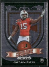 2021 Panini Prizm Draft Picks Collegiate #179 Greg Rousseau