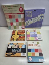 Lot of Six Cardstock Scrapbooking Paper Books