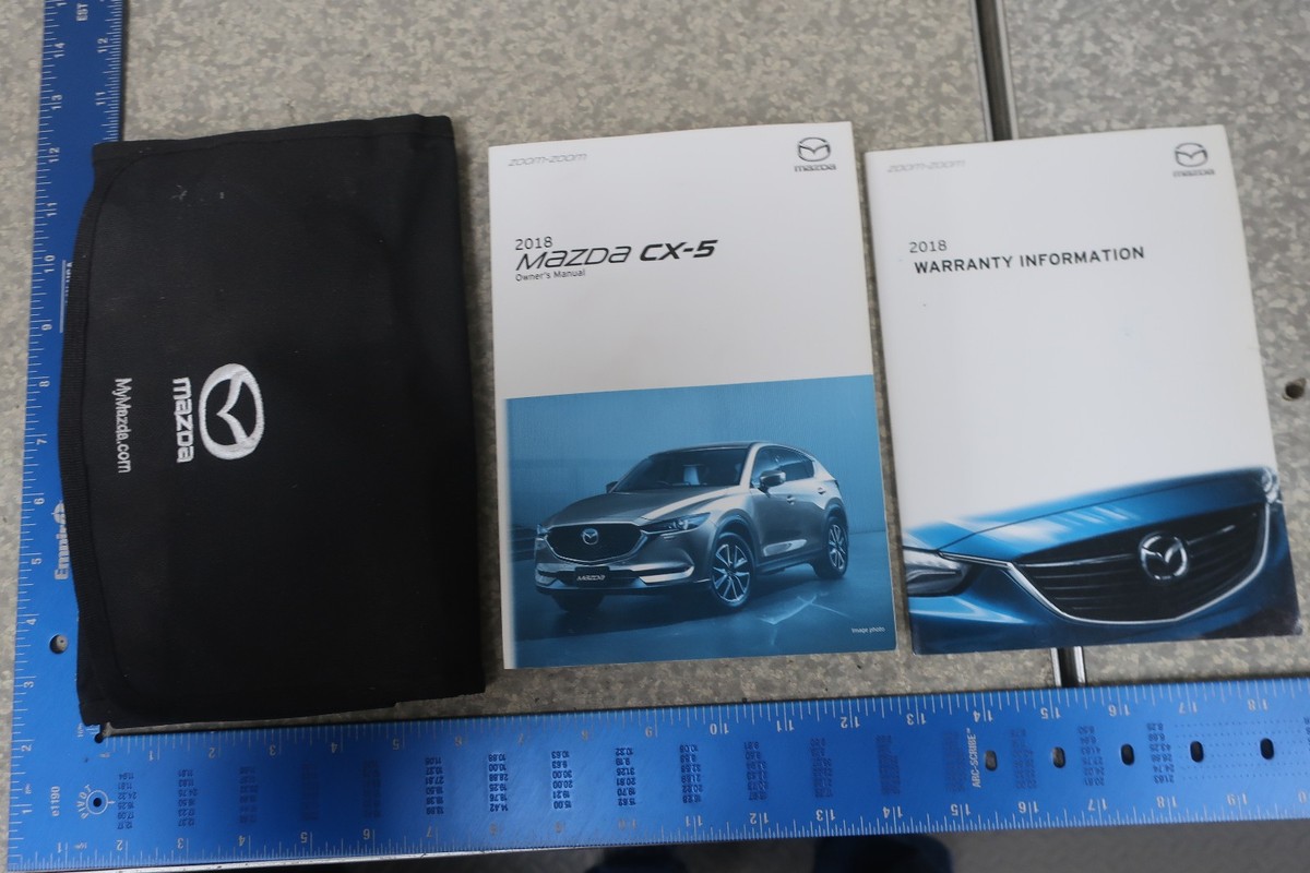 Mazda CX-5 Five Owner's Manual 2018 Book Set 18 Free Shipping
