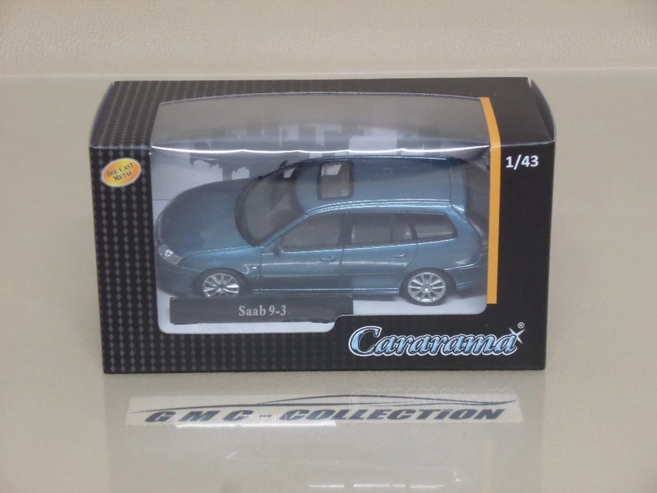 SAAB 9-3 COMBi 2003 BLU BLUE MET. MOTORAMA CARARAMA HONGWELL 1/43 (NO EDiCOLA) - Immagine 3 di 3