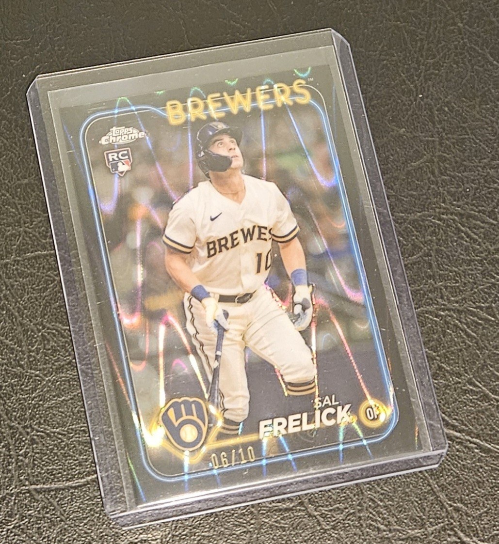 2024 Topps Chrome Sal Frelick #39 Black RayWave Refractor /10 (RC)