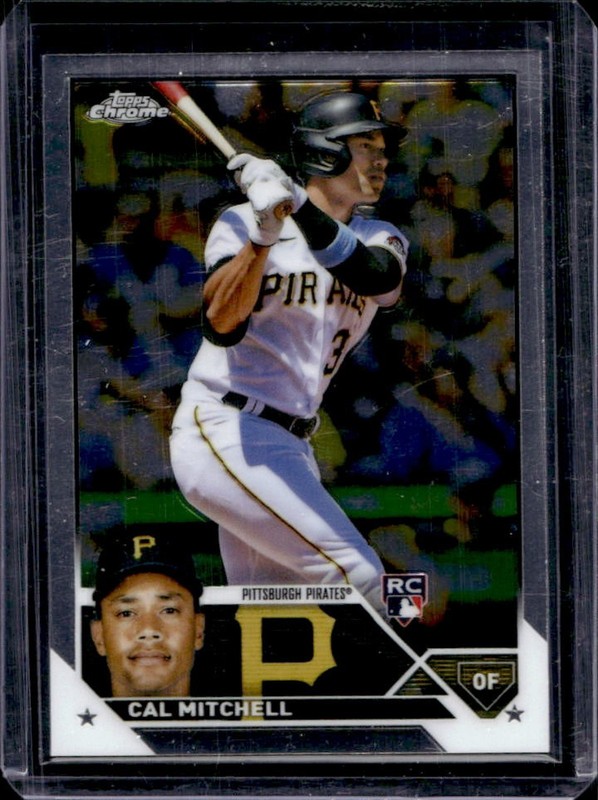 2023 Topps Chrome Cal Mitchell RC Rookie #108 Pirates