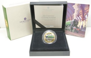 2023 Sterling Silver (925) Proof £2 The Flying Scotsman Colour Coin