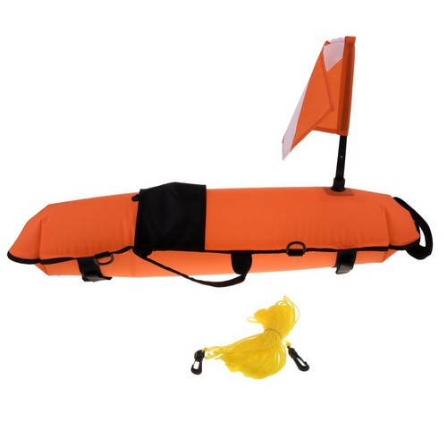 Heavy Duty Scuba Diving Surface Marker Buoy Inflatable Float + Dive Flag, 20m - Picture 6 of 6