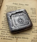Rare Vintage Break The Bank 999 Silver Bar 5 OZ OLD Dennis England