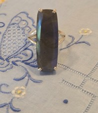 Labradorite Sterling Silver Ring Stamped 925 ...