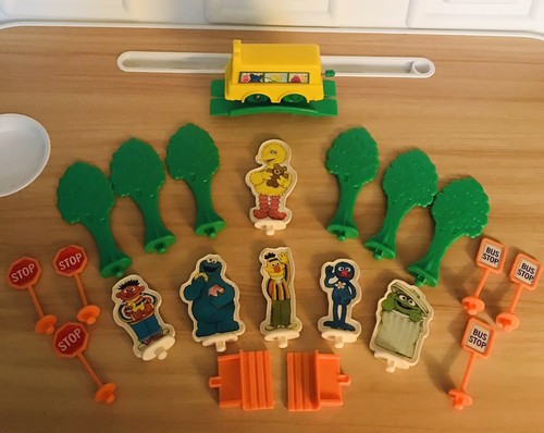 1988 Sesamstraße Alphabet Roadway, 99% komplett, Doodlebug Bus funktioniert nicht - Bild 14 von 18