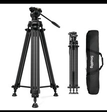 SmallRig 73''/185cm Carbon Fiber Heavy Duty Video Tripod AD-14-5441
