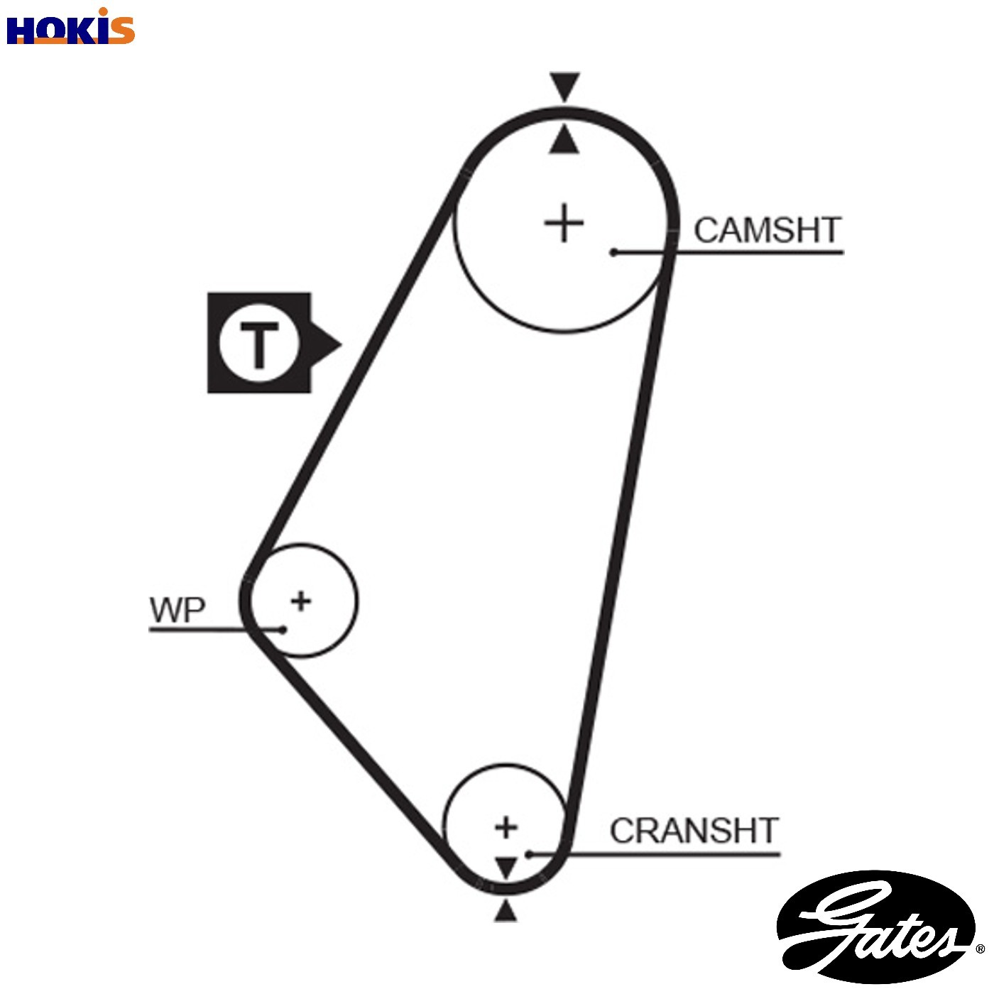 GATES-OE 5083 Timing Belt for BEDFORD,OPEL,VAUXHALL - Image 23