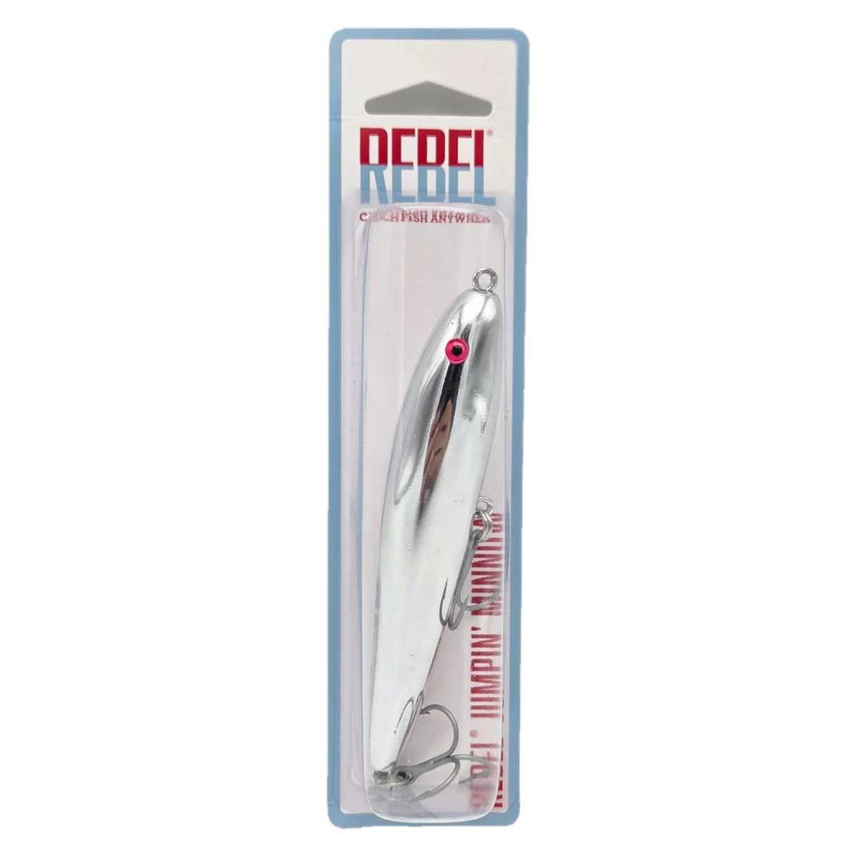 Leurre Vintage Rebel Jumpin' Minnow T10 - 3,5 Pouces, 3/8 Oz - Yeux Blancs/rouge - Neuf