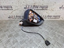 SEAT LEON MK3 DRIVER SIDE HEATED WING MIRROR BLUE LW5P 2013-2016