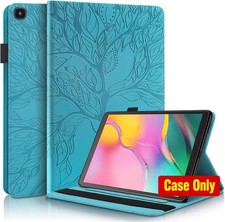 Premium Slim PU Leather Folio Cover for Samsung Galaxy Tab A 10.1 2019 - Turquoi
