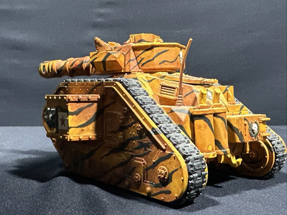 Warhammer 40K Astra Militarum Leman Russ Battle Tank Imperial Guard Lot Of 4 - Image 4 of 4