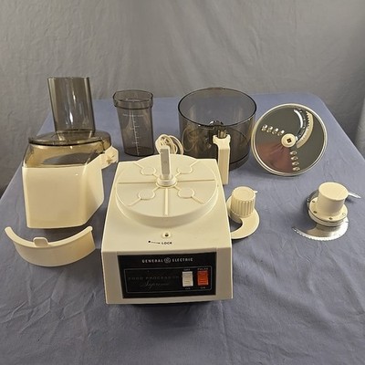 General Electric Supreme Food Process Compete with Accessories - F2FP6 Tested 