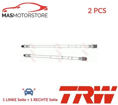 BREMSSCHLAUCH BREMSLEITUNG PAAR VORNE TRW PHD1265 2PCS P NEU OE QUALITÄT