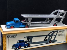 1/55 NOREV Metal CL8711 - Willeme Tractor & Trailer Car Carrier