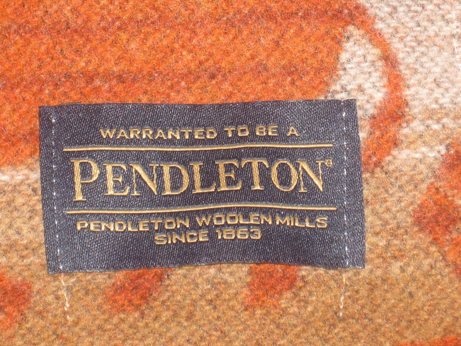 Pendleton Prairie Rush Bison Buffalo Wool Neck Sc… - image 4