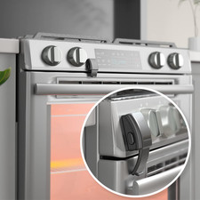 1 Pack Updated Oven Front Lock,Childproof Oven Door Lock, Easy to Install Use