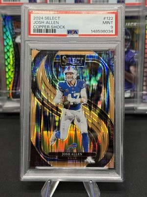 2024 Select Josh Allen Copper Shock /299 Mint 9