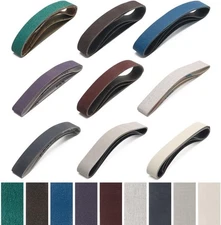 27Pcs 3/4" x 12" Replacement Knife Sharpener Sanding Belt Kit for Work Sharp Kni