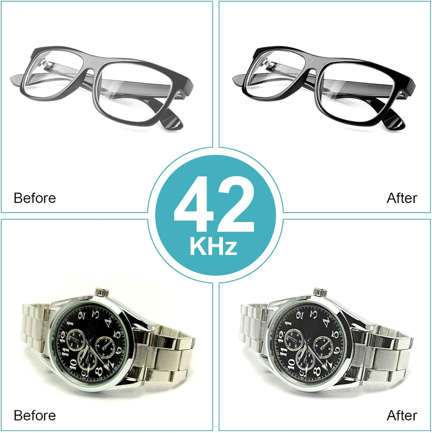 Ultrasonic Jewelry & Retainer Cleaner Machine Christmas Gift