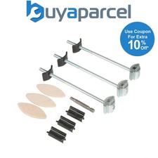 Trend ZIPBOLT ZIP/35/164/3 40mm Kitchen Fitters Worktop Connector Joining Bolts