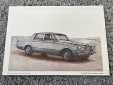 BENTLEY T SERIES 4Door Standard Saloon RARE Claudio Bravo Fine Art SPECIFICATION
