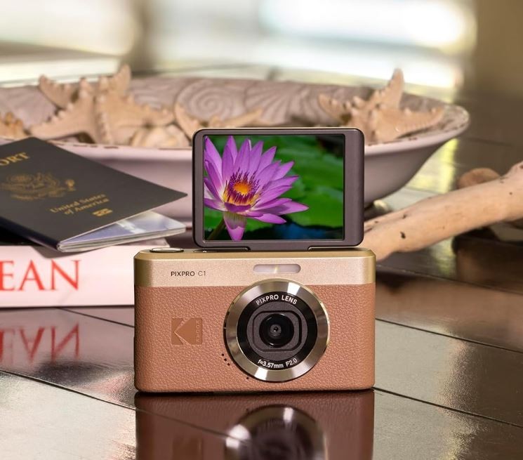 KODAK Pixpro C1 – Ultra-Compact Digital Camera | 13MP BSI CMOS, 4x