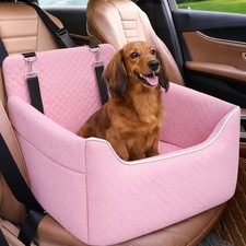 Dog Car Seat for Small Dogs Under 30lbs, Dog Booster Seat with Detachable Was...