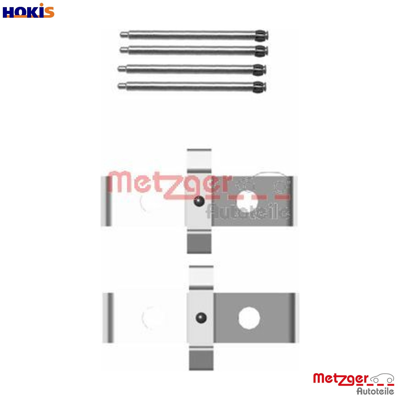ACCESSORY KIT DISC BRAKE PAD 109-1674 FOR MITSUBISHI GALANT/FORTIS/VIII  FIAT