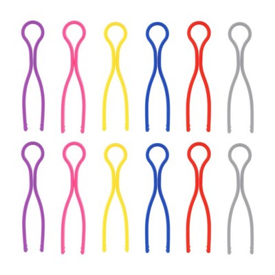 100 PCS Colorful Bobbin Thread Clip Plastic Spool Holder Crochet Organizer
