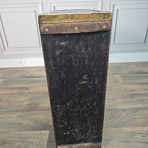 Retro Vintage Wooden Trunk Box Chest Ammo - Army Tool Storage Case - Antique - Picture 13 of 24