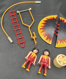 Playmobil Circus Big Top Tent 4236 Tight Rope Walker Replacement Parts 9 Pcs