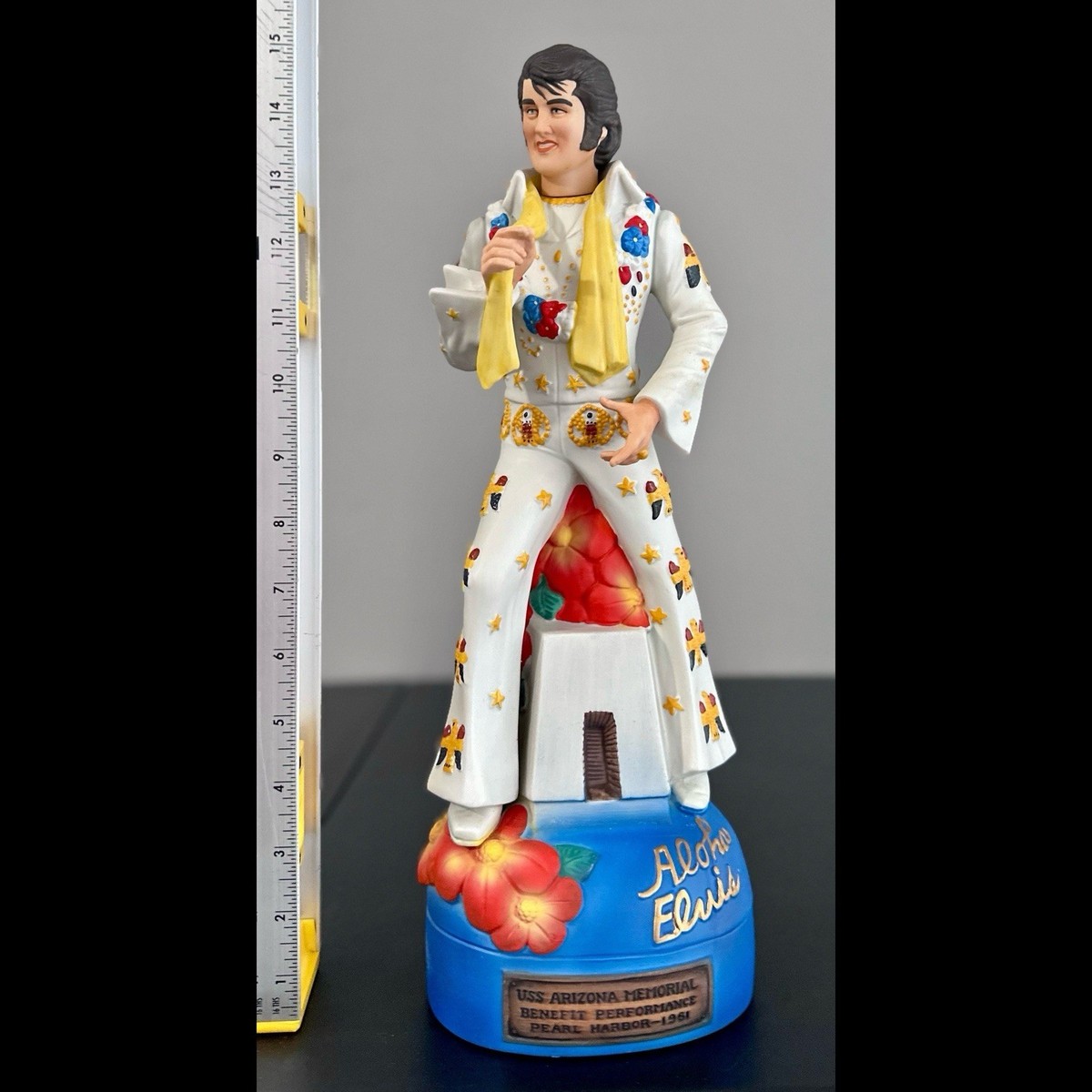 【US盤LP】オージェイズ / シリアス E1-90921 e101y117 McCormick Distilling Aloha Elvis 1977 Porcelain DECANTER USS