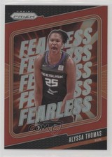 2024 Panini Prizm WNBA Fearless Red Prizm 36/99 Alyssa Thomas #7 1kn1